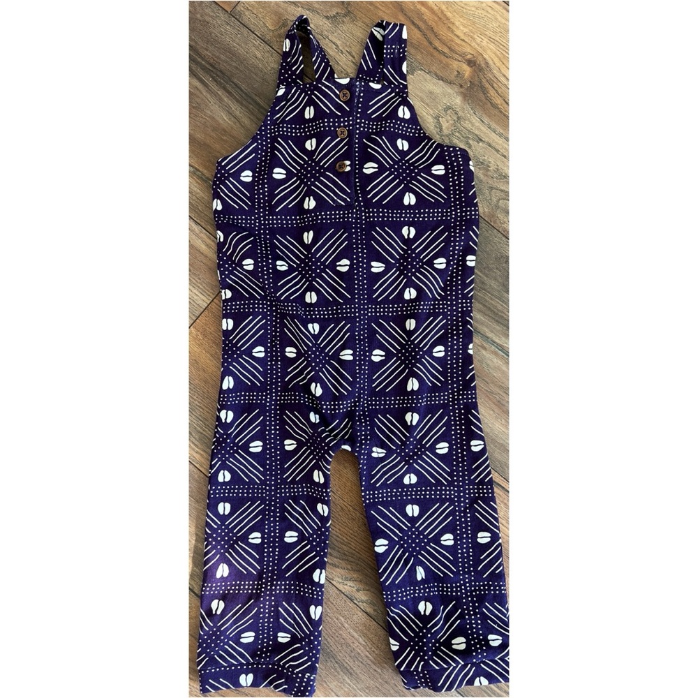 Ade & Ayo Size 6-9 Months Purple African Jumper Romper Outfit